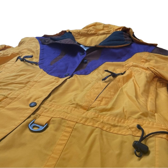 VINTAGE 90 Slalom Sports Ski Snowboarding Winter Full Zip Jacket Women's Size 10 - Picture 7 of 9